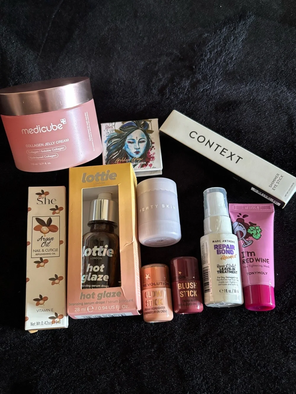 Skincare & Makeup Bundle Makeup Artist Declutter- Medicube, bronzer drops, blush